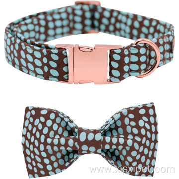 Wholesale customize pattern with leash set dog collar